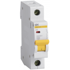 Автоматический выключатель ВА47-29 1P 5A 4,5кА х-ка D