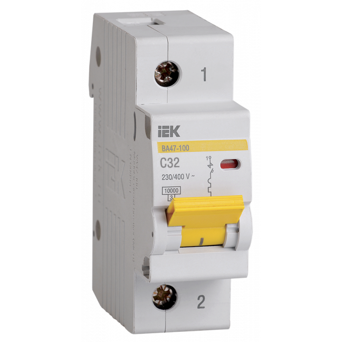 Авт.выкл. ВА 47-100 1Р  32А 10 кА  х-ка C IEK