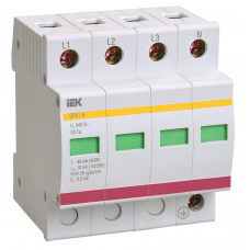 Огр. имп. перенапр. ОПС1-C 4P In=20kA Un=400B Im=40kA