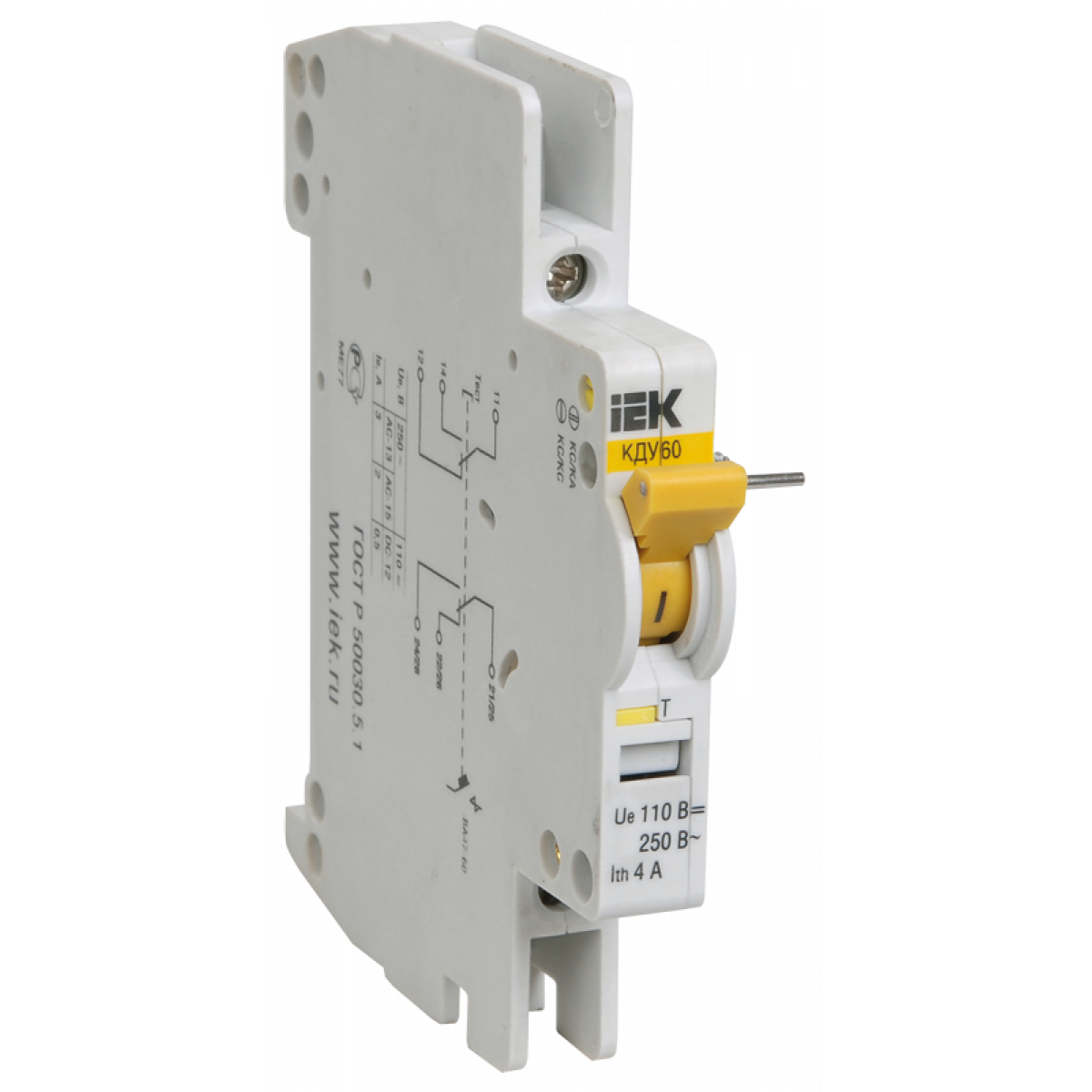 Контакти додаткові універсальні КДУ60 на DIN-рейку IEK