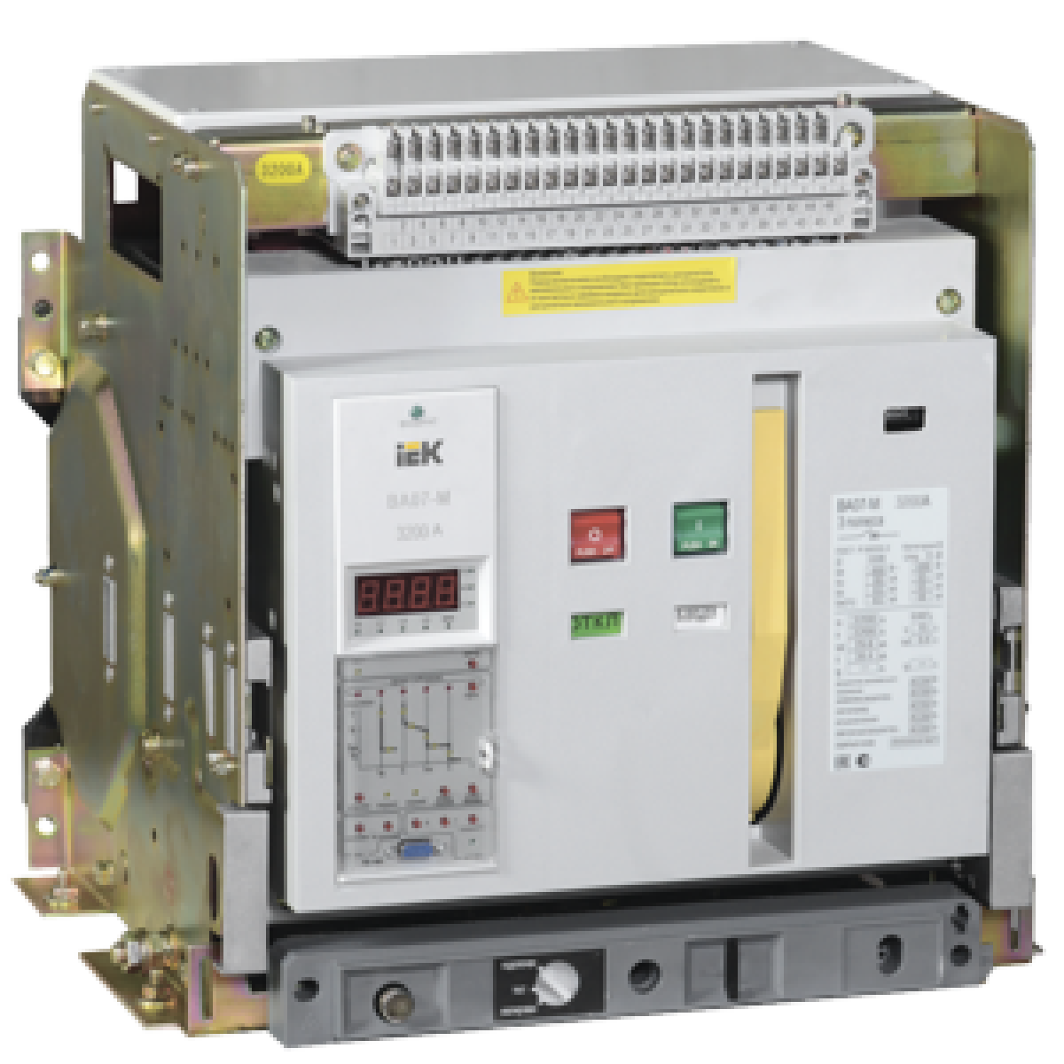 Вимк. авт. ВА07-М комб. розц. висування. 3Р 3200А Icu = 80кА (SAB-3200-KRV-3P-3200A-80) ІЕК