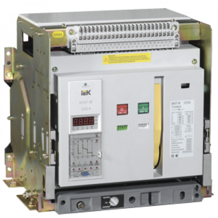 Выкл. авт. ВА07-М комб. расц. выдвиж. 3Р 3200А Icu=80кА (SAB-3200-KRV-3P-3200A-80) ІЕК