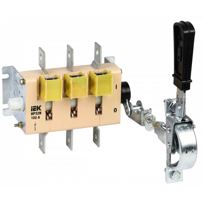 Выключатель-разъединитель ВР32И-31A31240 100А передняя рукоятка IEK