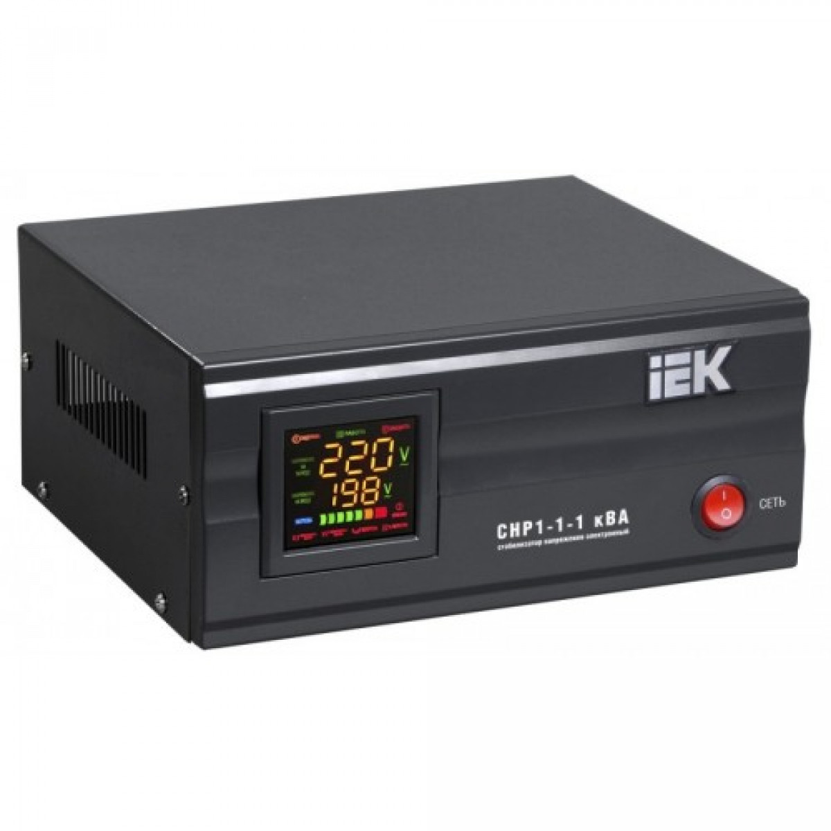Стабілізатор напруги СНР1-1-1,5 кВА електронний стаціонарний IEK