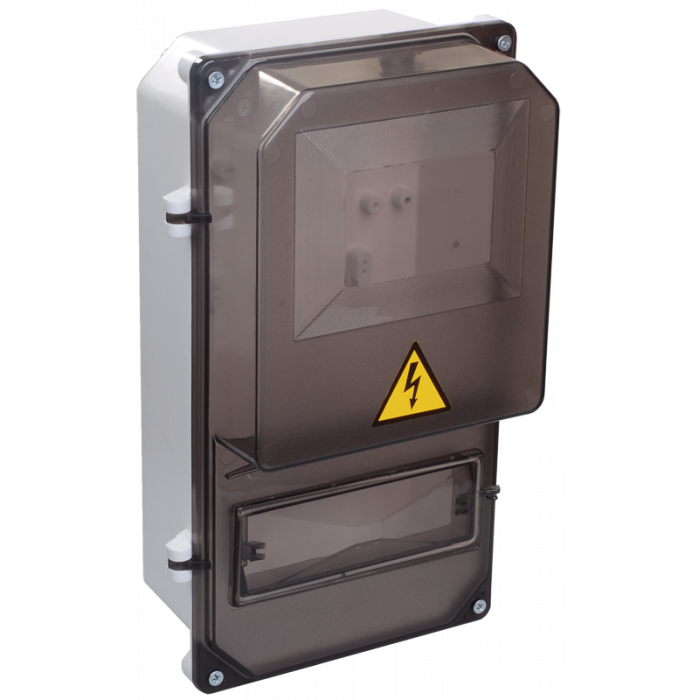 Корпус пласт. ЩУРн-П  3/8 И для 3-ф имп. счетчика навесной 365х225х145 IP55