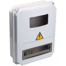 Корпус пласт. ЩУРн-П 3/10 для 3-ф счетчика навесной 345х270х105 IP55