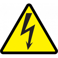 Самоклеюча етикетка: 25х25х25, символ 