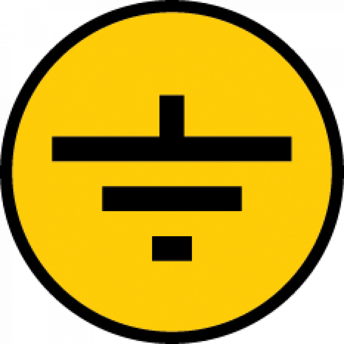 Самокл. етикетка 30х30 мм, символ 