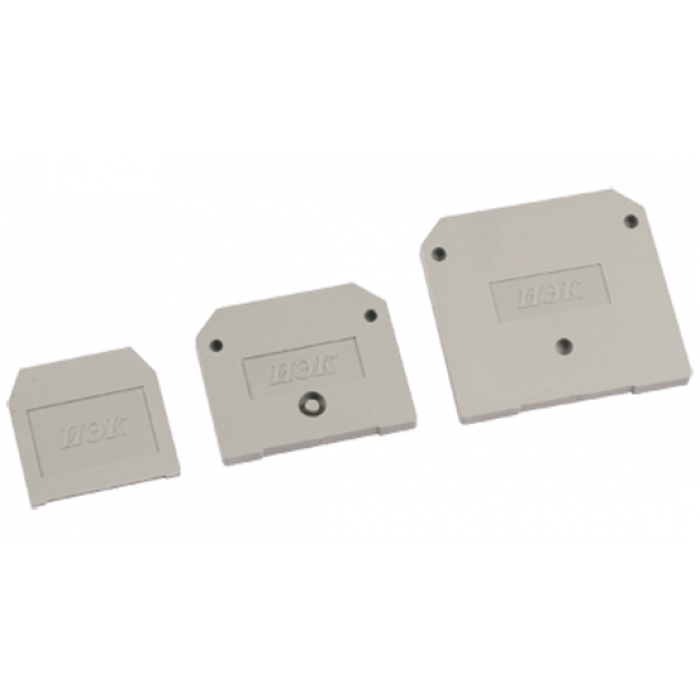 Заглушка для ЗНИ 4-6мм2 (JXB35-50A) серый IEK