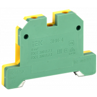 Затискач набірний ЗНІ-4 PEN 4мм2 (JXB-земля) ІЕК