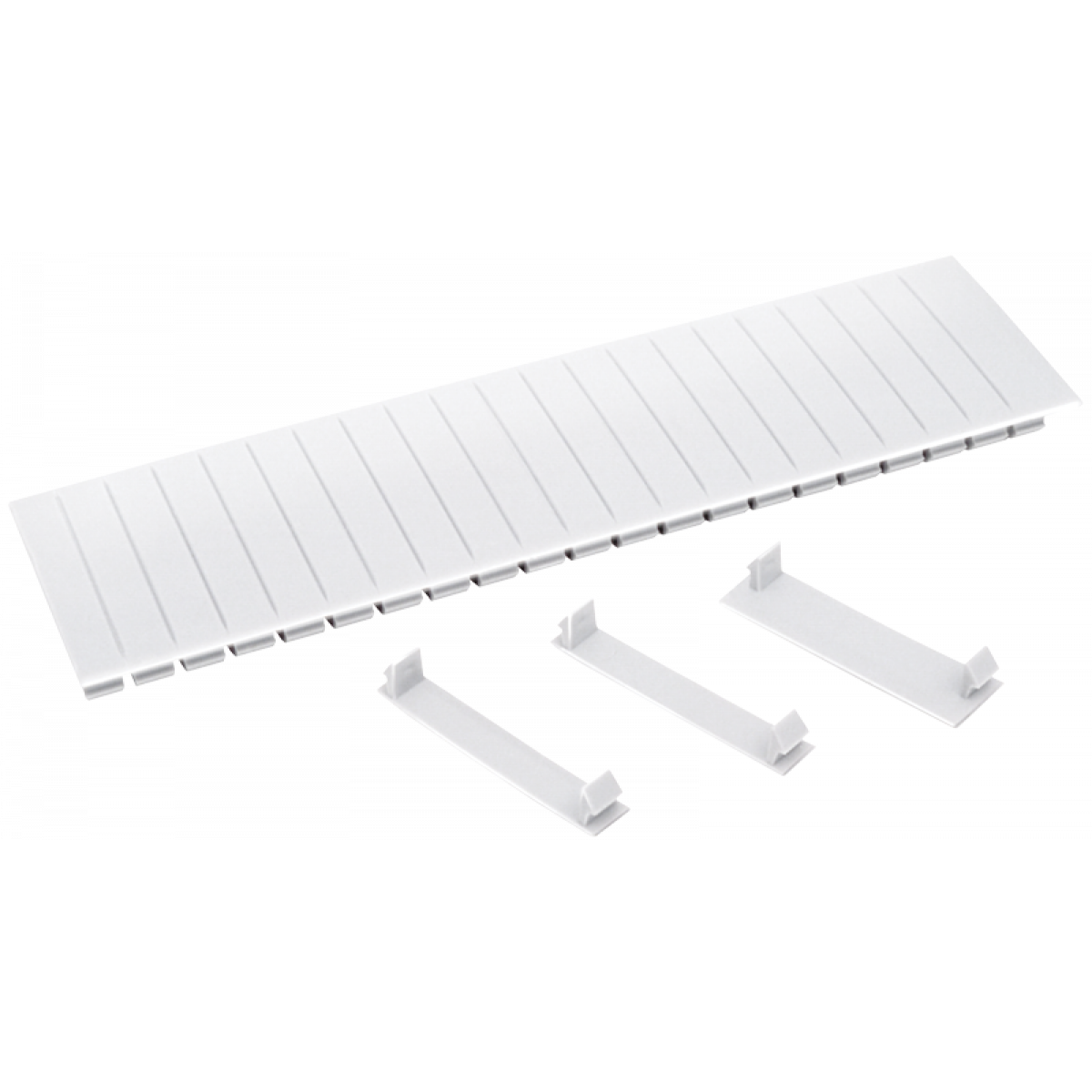 Заглушка 12 модулів біла