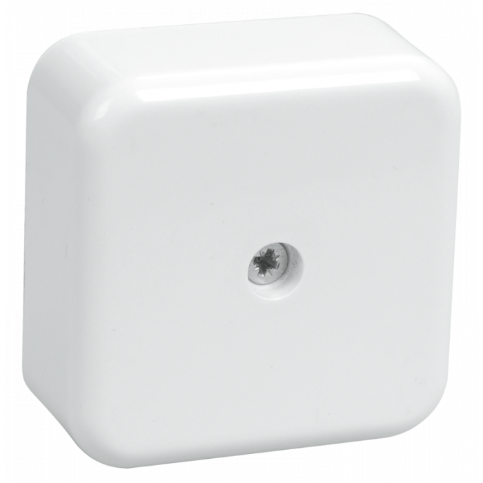 Коробка КМ41206-01 расп. для о/п 50х50х20мм белая (с конт.гр)