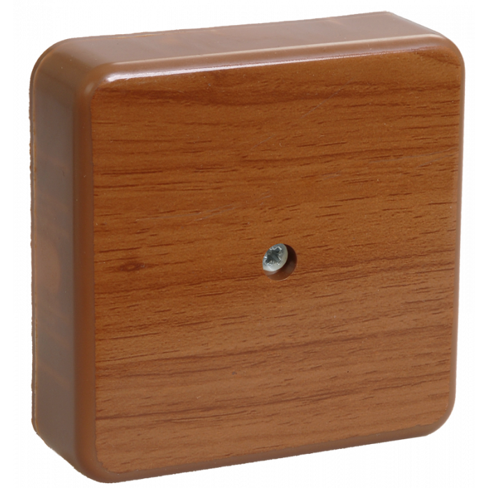 Коробка КМ41212-05 расп. для о/п 75х75х20мм дуб (с конт.гр)