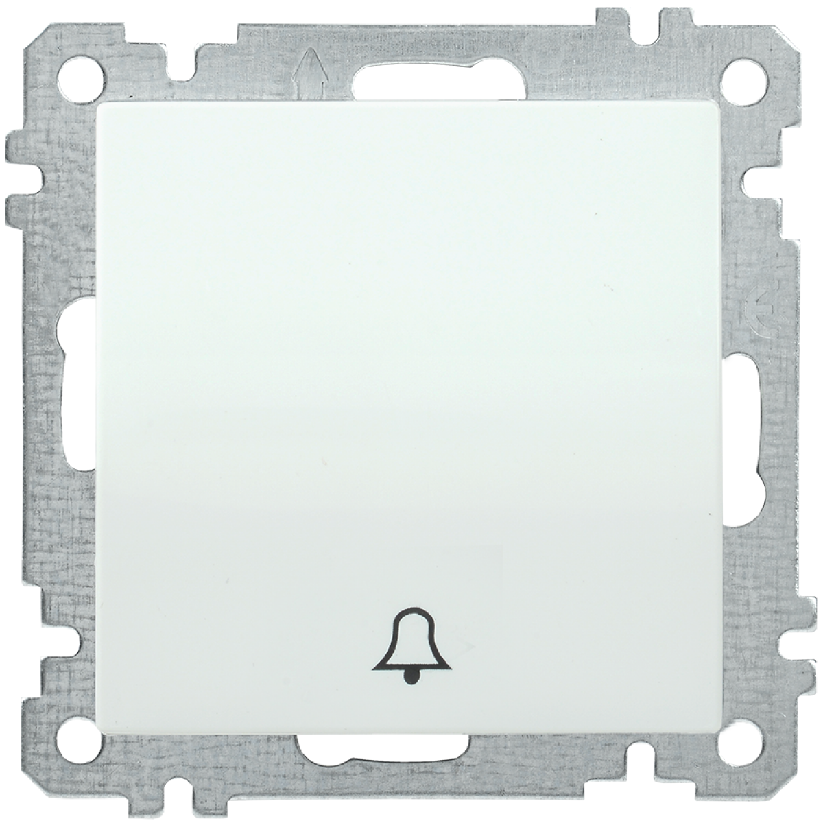 ВК01-14-0-ББ Вимикач кнопковий 1кл серія BOLERO (білий) (EVB14-K01-10) ІЕК