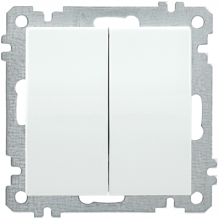 ВК02-00-0-ББ Выключатель 2кл серия BOLERO (белый) (EVB20-K01-10) ІЕК