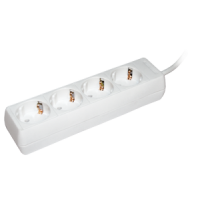 Подовжувач У04 4 місця 2Р+PЕ/2метри 3х1мм2 16А/250В IEK