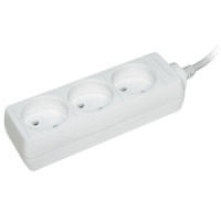 Подовжувач У3 3 місця 2Р/2метри 2х0.75мм2 10А/250 IEK