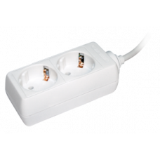 Подовжувач У02 2 місця 2Р+РЕ/2 метри 3х1мм2 16А/250 IEK