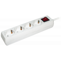 Удлинитель У04К-выкл. 4 места 2Р+PЕ/3метра 3х1мм2 16А/250 IEK