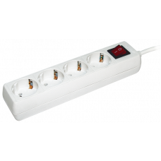 Удлинитель У04К-выкл. 4 места 2Р+PЕ/3метра 3х1мм2 16А/250 IEK