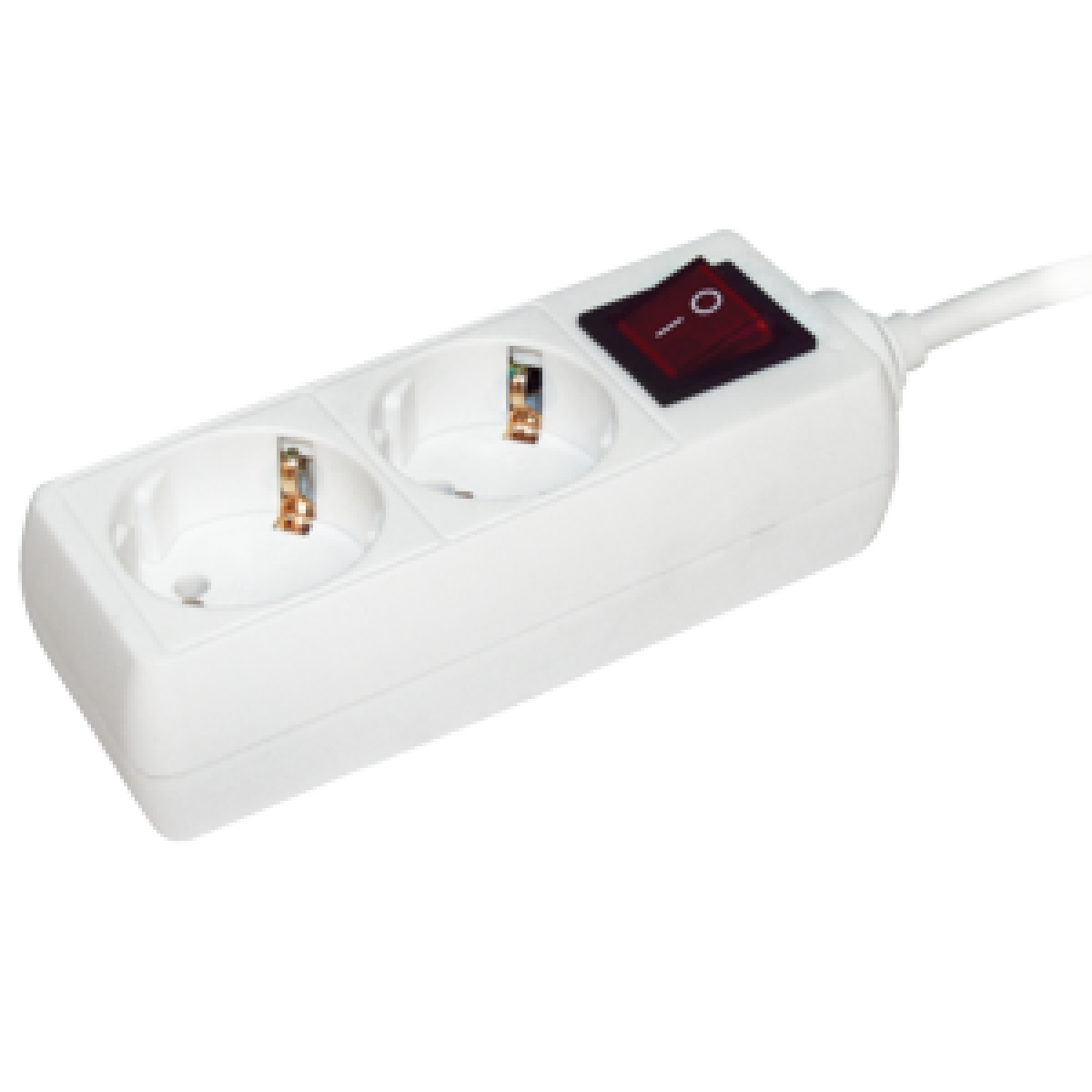 Подовжувач У02К-викл. 2 місця 2Р+РЕ/2 метри 3х1мм2 16А/250 IEK