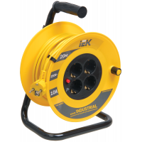 Катушка УК20 с т/з 4 места 2Р+PЕ/20м 3х1,0 мм2 