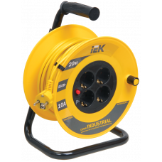 Котушка УК20 з т/з 4 місця 2Р+PЕ/20м 3х1,0 мм2 