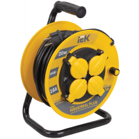 Котушка УК20 з т/з 4 місця 2Р+PЕ/20метрів 3х1,5мм2 IP44 