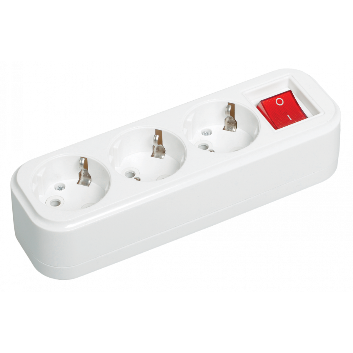 Розетка переносна розб. К03 3 місця CLASSIC IEK