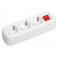 Розетка переносна розб. К03 3 місця CLASSIC IEK