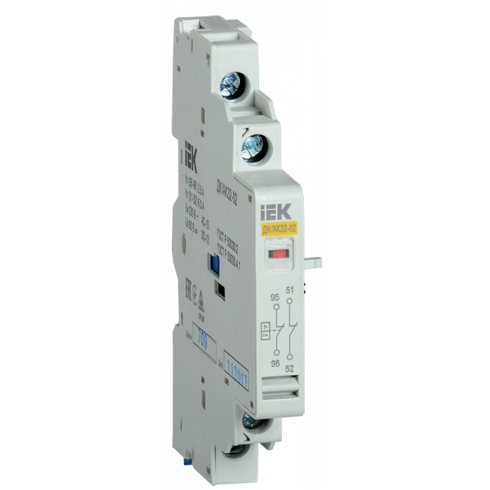 Аварийно-дополнительный контакт ДК/АК32-02 2р (НЗ) IEK