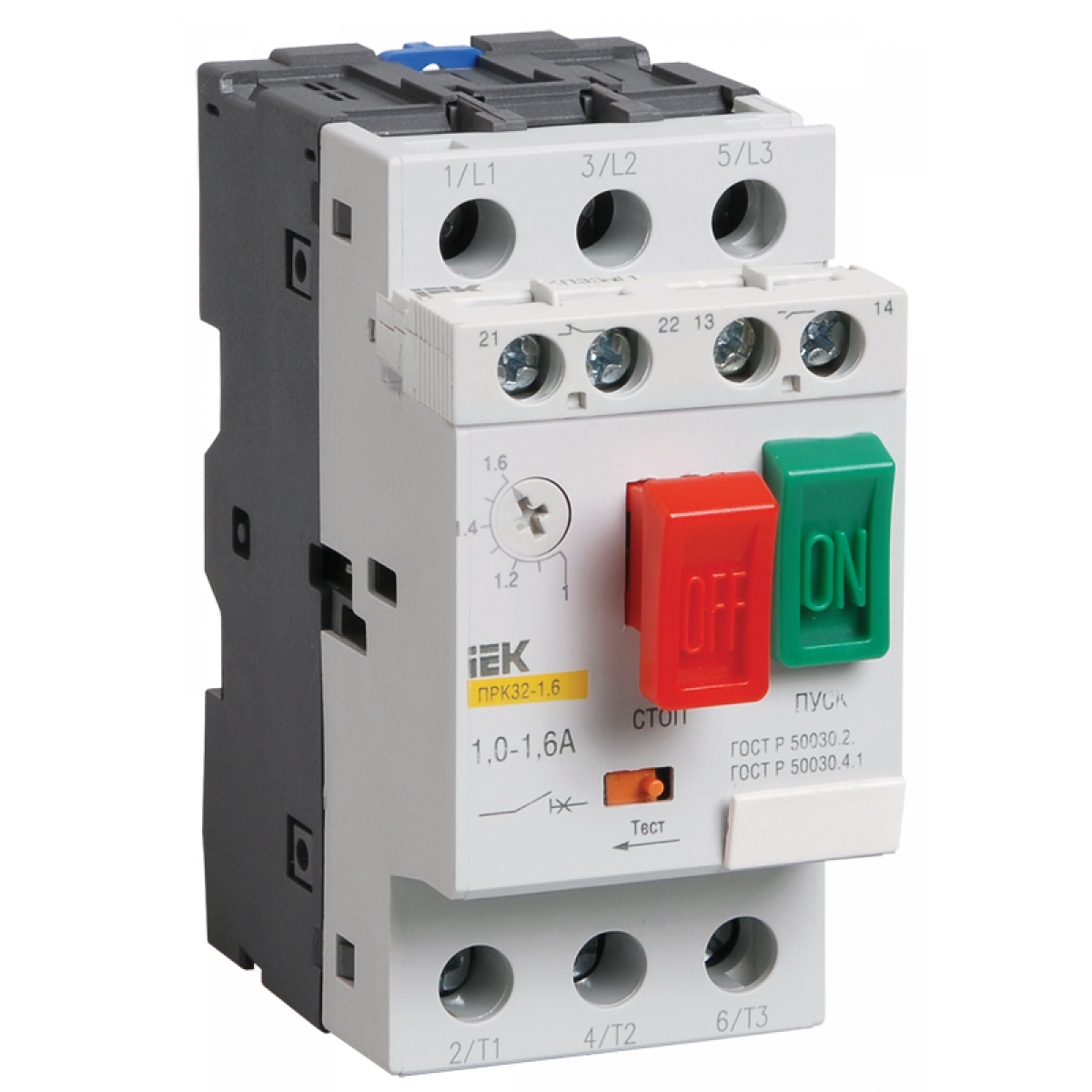 Пускатель (Авт. захисту двигуна) ПРК32-25 In=25A Ir=20-25A Ue 660B IEK