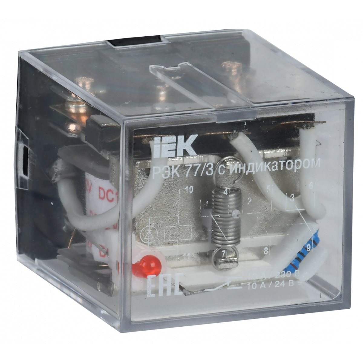 Реле РЕК77/3 (LY3) 10А 12В DC IEK