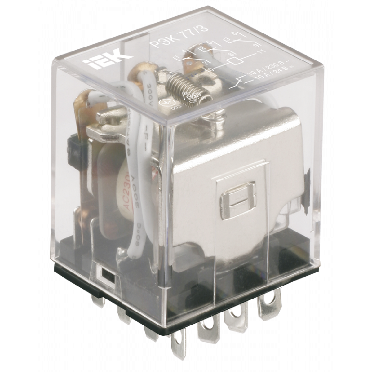 Реле РЕК77/3 (LY3) 10А 24В DC IEK