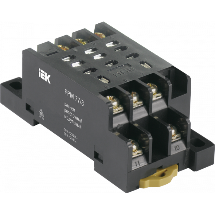 Разъем РРМ78/4 (PYF14A) для РЭК78/4 (MY4) модульный IEK