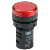 Лампа AD-22DS LED-матрица d22мм красный 230B ИЭК