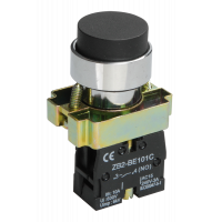 Кнопка управления LAY5-BL21 без подсветки черная 1з ИЭК