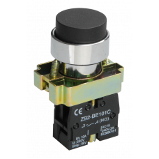 Кнопка керування LAY5-BL21 без підсвічування чорна 1з ІЕК