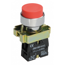 Кнопка керування LAY5-BL41 без підсвічування червона 1з ІЕК