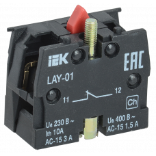 Контактний блок 1р для серії LAY5 ІЕК