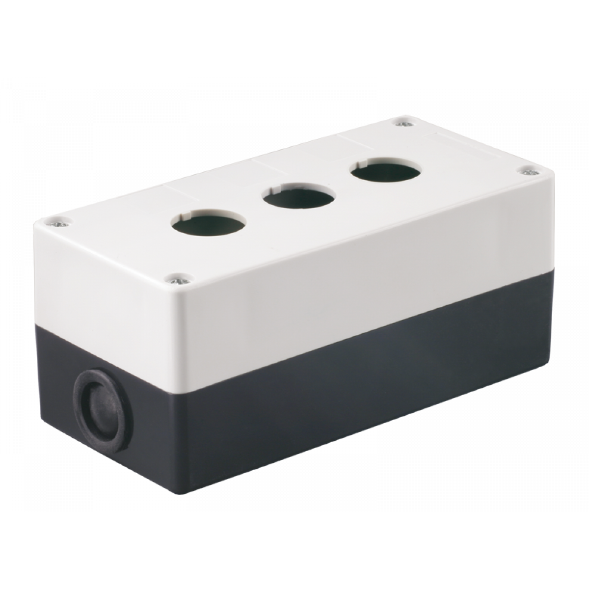 Корпус КП103 для кнопок 3 місця білий IEK