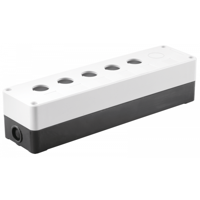 Корпус КП106 для кнопок 6мест белый IEK