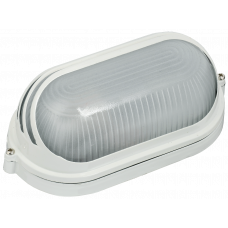 Светильник НПП1407 белый/овал ресничка 60Вт IP54 ИЭК
