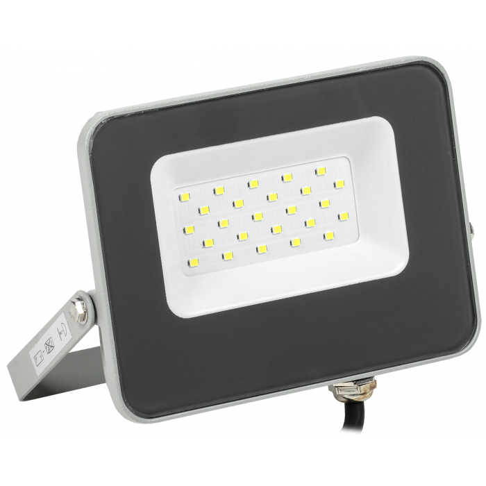Прожектор СДО 07-20 светодиодный серый IP65 (LPDO701-20-K03) ІЕК