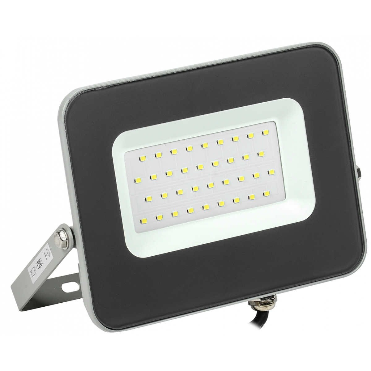 Прожектор СДО 07-30 світлодіодний сірий IP65 (LPDO701-30-K03) ІЕК