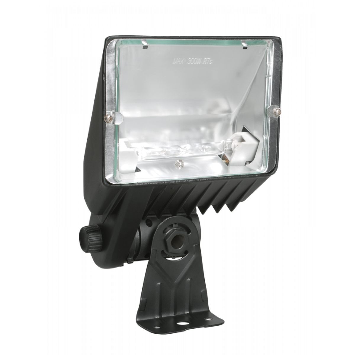 Прожектор ІО300К галогенний чорний IP33 IEK