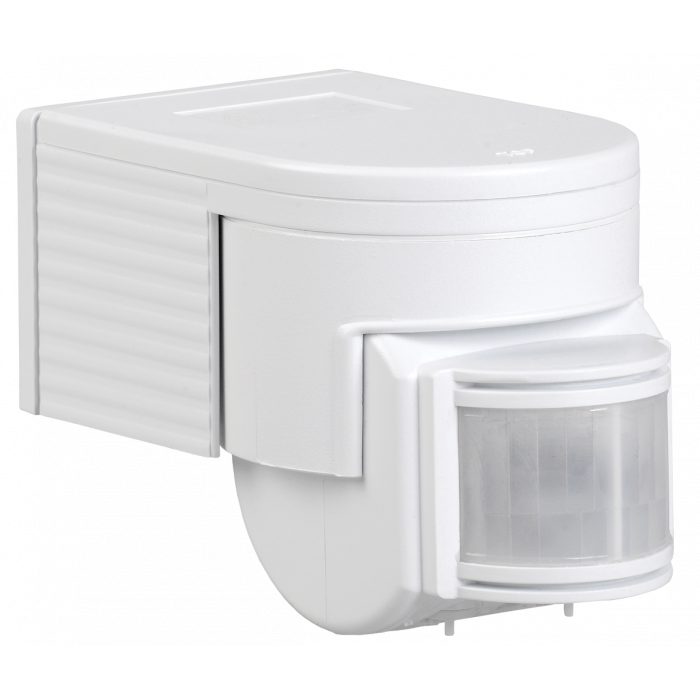 Датчик движения ДД 012 белый, макс. нагрузка 1100Вт, угол обзора 180град., дальность 12м, IP44, IEK