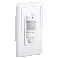 Датчик движения ДД 028 белый, макс. нагрузка 1200Вт, угол обзора 140град., дальность 9м, IP20, ИЭК