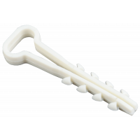 Дюбель хомут 5х8мм нейлон белый (100шт) ИЭК