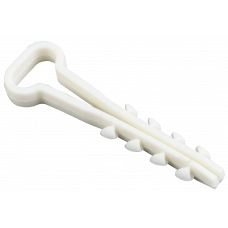 Дюбель хомут 5х8мм нейлон белый (100шт) ИЭК